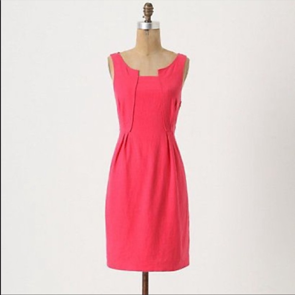 Anthropologie Linen Dress